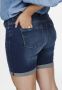 ONLY CARMAKOMA high waist short CARLAOLA donkerblauw denim - Thumbnail 5