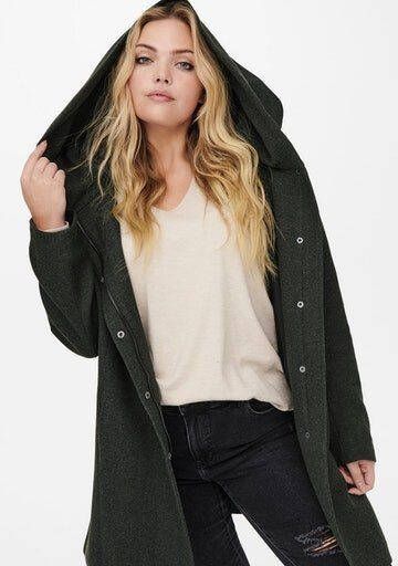 ONLY CARMAKOMA Korte jas CARSEDONA LIGHT COAT OTW NOOS
