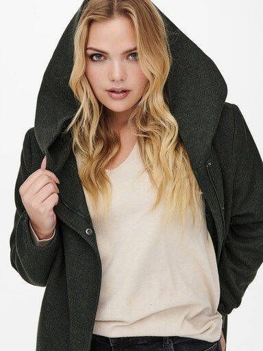 ONLY CARMAKOMA Korte jas CARSEDONA LIGHT COAT OTW NOOS