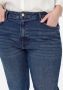 ONLY CARMAKOMA cropped high waist mom jeans CARENEDA dark denim - Thumbnail 5