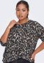 ONLY CARMAKOMA geweven top CARALBA met panterprint grijs taupe - Thumbnail 4