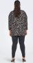 ONLY CARMAKOMA geweven top CARALBA met panterprint grijs taupe - Thumbnail 6