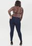 ONLY CARMAKOMA push up regular waist skinny jeans CARTHUNDER dark denim - Thumbnail 6