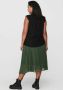 ONLY CARMAKOMA PLUS SIZE blouseshirt van viscose met V-hals model 'MUMI' - Thumbnail 4
