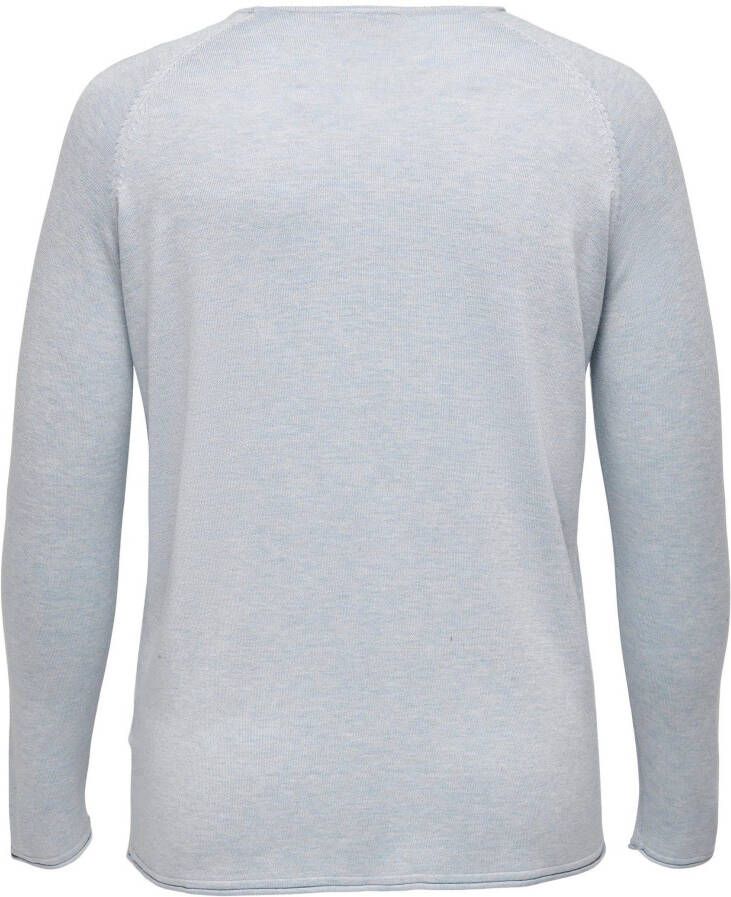 ONLY CARMAKOMA Trui met ronde hals CARLADY L S PULLOVER NP KNT