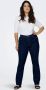 ONLY CARMAKOMA high waist flared jeans CARSALLY donkerblauw - Thumbnail 7
