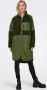 Only Onlohio Quilt MIX Fleece Coat CC OT: Winter Moss | Freewear Groen Green Dames - Thumbnail 4