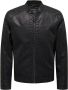 Only & Sons Leren Jas Only & Sons MIKE PU RACER JACKET OTW 22012339 - Thumbnail 4