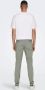 Only & Sons Slim fit stoffen broek in gemêleerde look model 'MARK' - Thumbnail 5