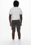 ONLY & SONS regular fit chino short Mark dark grey melange - Thumbnail 9
