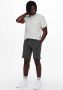 ONLY & SONS regular fit chino short Mark dark grey melange - Thumbnail 7