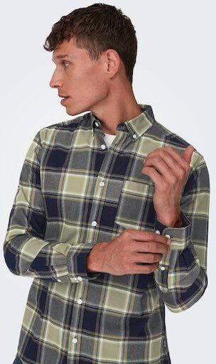ONLY & SONS Geruit overhemd ONSALVARO LS OXFORD CHECK SHIRT 5979