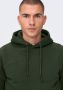 Only & Sons Comfortabele hoodie met verstelbare capuchon Green Heren - Thumbnail 7