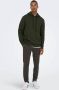 Only & Sons Comfortabele hoodie met verstelbare capuchon Green Heren - Thumbnail 8