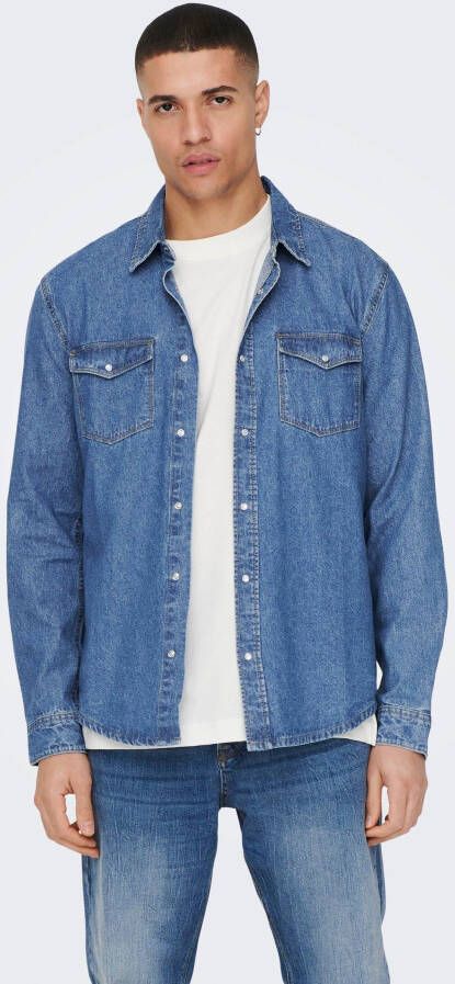 ONLY & SONS Jeans overhemd OS ONSBANE DENIM SHIRT