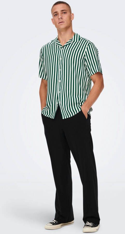 ONLY & SONS Overhemd met korte mouwen ONSWAYNE LIFE SS VISCOSE