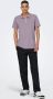 ONLY & SONS slim fit polo ONSTRAVIS purple ash - Thumbnail 7