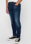 Only & Sons Skinny Jeans Only & Sons ONSWEFT LIFE MED BLUE 5076 - Thumbnail 6