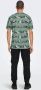 ONLY & SONS T-shirt ONSIASON met all over print chinois green - Thumbnail 4