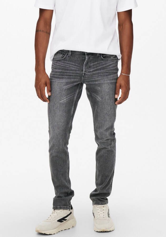 Only & Sons Slim fit jeans met stretch model 'Loom'