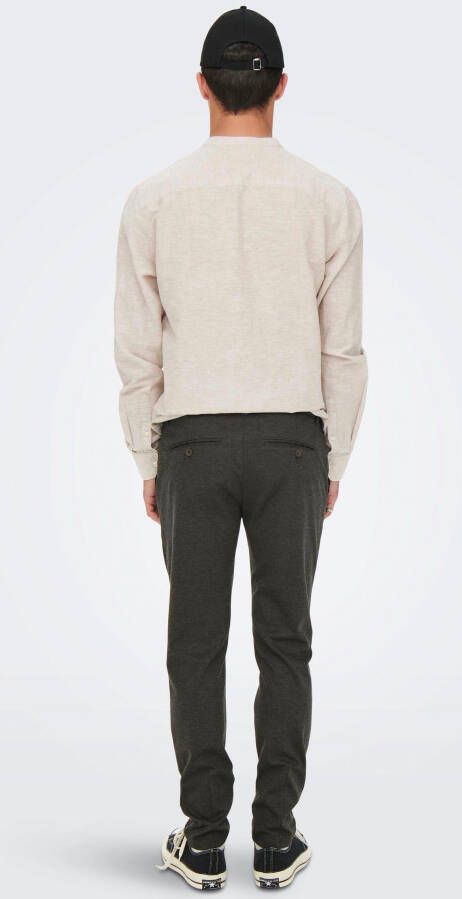 ONLY & SONS Stoffen broek met licht structuurmotief