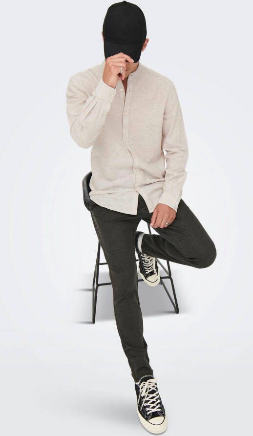 ONLY & SONS Stoffen broek met licht structuurmotief