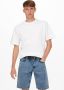 Only & Sons Ontspannen T-shirt met korte mouwen voor mannen White Heren - Thumbnail 5