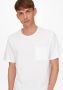 ONLY & SONS regular fit T-shirt ONSROY bright white - Thumbnail 4