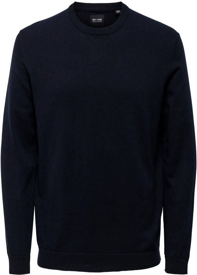 ONLY & SONS Trui met ronde hals ONSALEX 12 SOLID CREW NECK KNIT