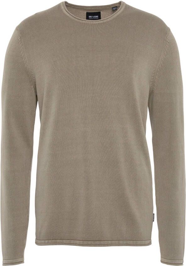 ONLY & SONS Trui met ronde hals OS WASH CREW KNIT CS