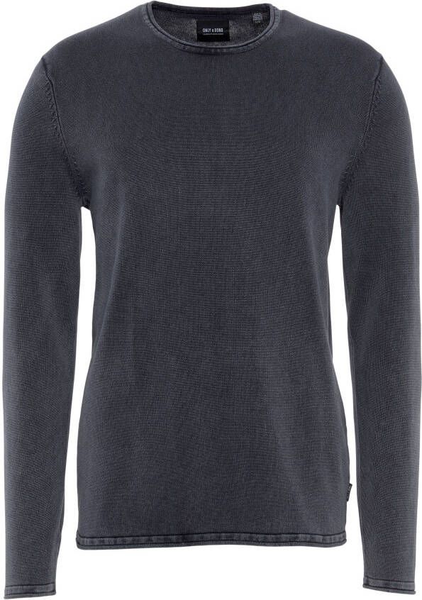 ONLY & SONS Trui met ronde hals OS WASH CREW KNIT CS