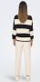 Only Comfort fit gebreide pullover met breed streepmotief en extra brede schouders modell 'ATIA' - Thumbnail 6