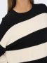 Only Comfort fit gebreide pullover met breed streepmotief en extra brede schouders modell 'ATIA' - Thumbnail 7