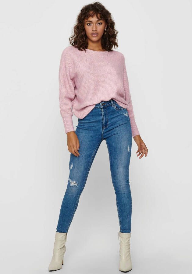 Only Gebreide trui ONLDANIELLA L S PULLOVER KNT NOOS