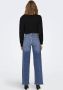 Only High-waist jeans ONLMADISON BLUSH HW WIDE DNM CRO372 NOOS - Thumbnail 5