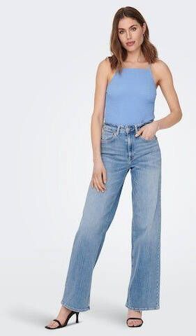 Only High-waist jeans ONLMADISON BLUSH HW WIDE DNM CRO371 NOOS