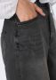 Only Grijze Effen Jeans met Rits en Knoopsluiting Gray Dames - Thumbnail 5