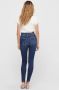 ONLY high waist skinny jeans ONLMILA dark blue denim - Thumbnail 6