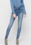ONLY high waist skinny jeans ONLMILA medium blue denim - Thumbnail 3
