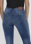 ONLY high waist skinny jeans ONLFOREVER medium blue denim - Thumbnail 12