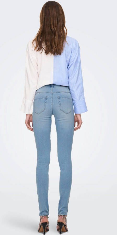 Only High-waist jeans ONLROYAL HW SK FLY BTN GUA DK BLUE BOX