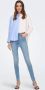Only High-waist jeans ONLROYAL HW SK FLY BTN GUA DK BLUE BOX - Thumbnail 8