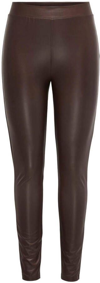 Only Imitatieleren broek ONLCOOL COATED LEGGING NOOS JRS
