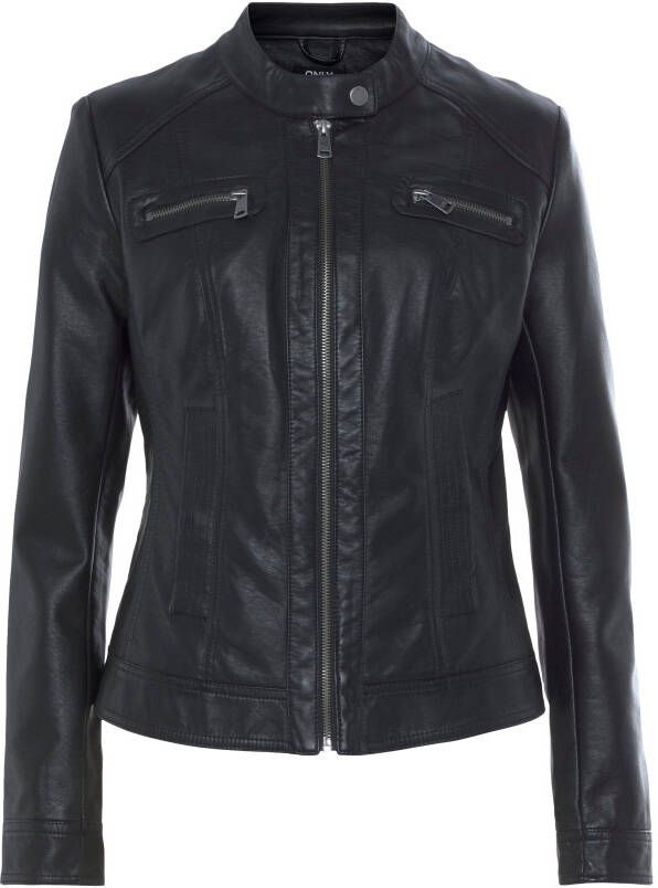 Only Imitatieleren jack ONLBANDIT FAUX LEATHER BIKER