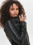 Only Leren jas voor vrouwen Bandit imitation cuir biker Zwart Dames - Thumbnail 8