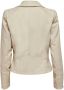 Only Lente Zomer Viscose Polyurethaan Jas met Polyester Voering Beige Dames - Thumbnail 7