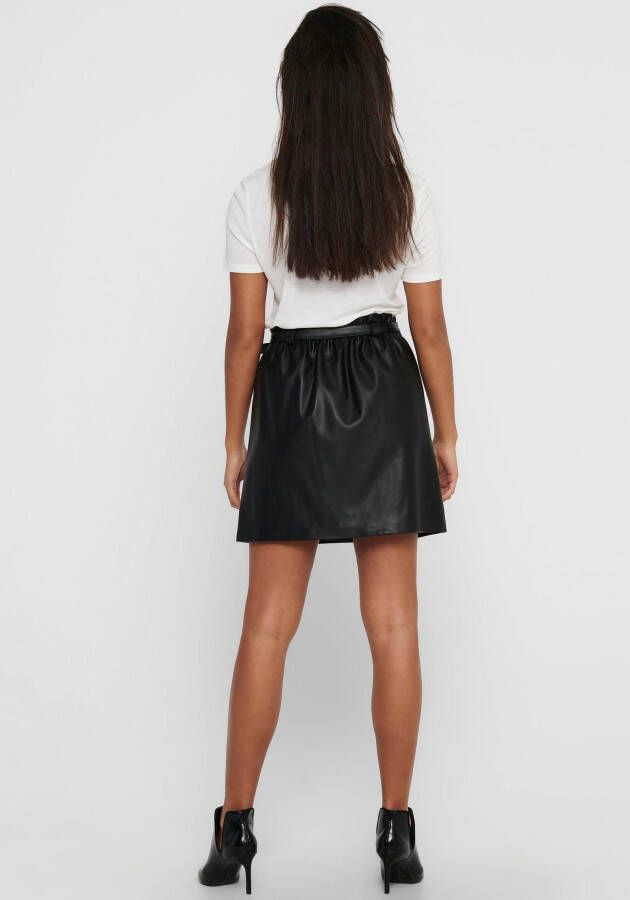 Only Imitatieleren rok ONLHEIDI FAUX LEATHER SKIRT OTW NOOS