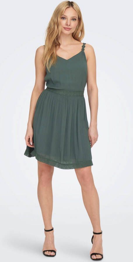 Only Jurk in overgooiermodel ONLKARMEN ANNE LIFE S L DRESS WVN NOOS