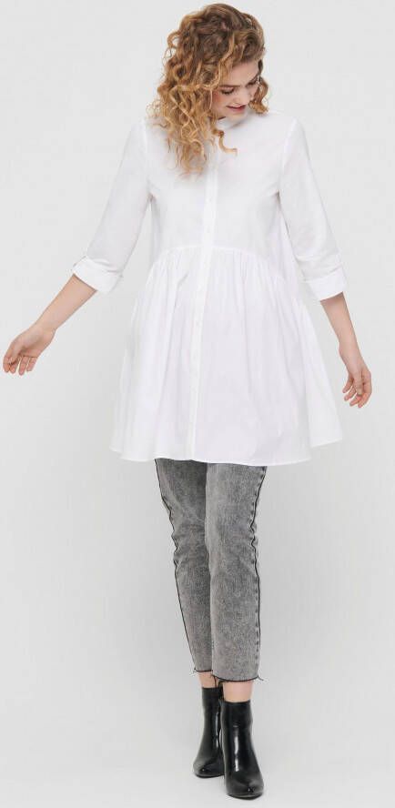 Only Mini-jurk met doorlopende knoopsluiting model 'DITTE'
