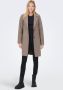 Only Lange jas met reverskraag model 'ONLCARRIE BONDED COAT' - Thumbnail 8